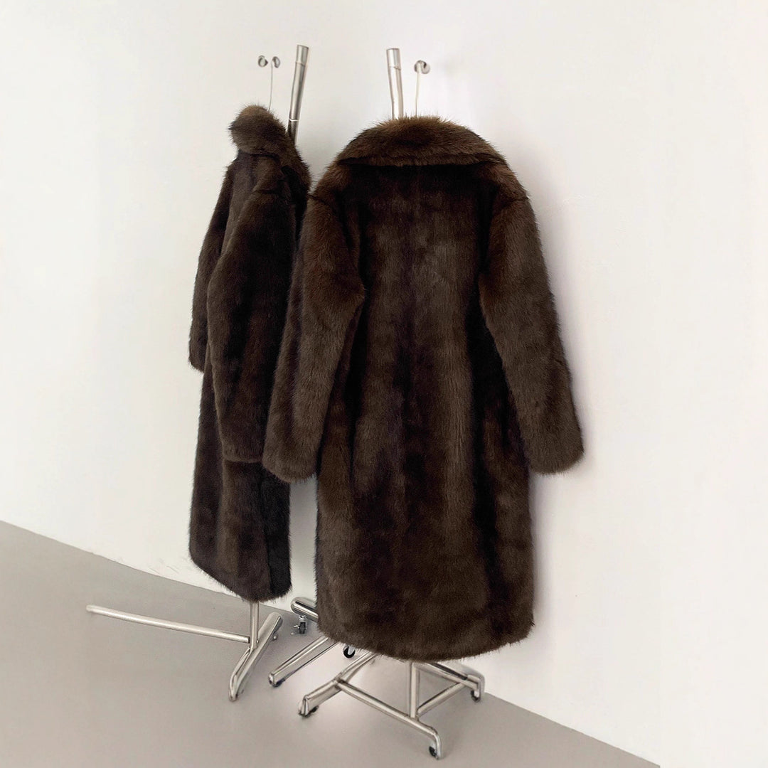 Damen Langhaarmantel für elegante Anlässe EB