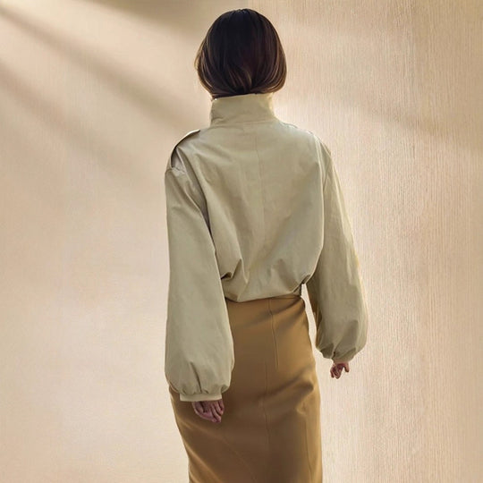 Damen modischer Blazer mit innovativem Design EB