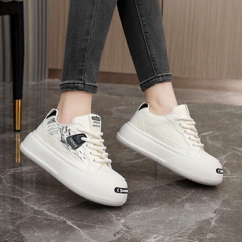 Damen modische Sneakers mit stylishen Akzenten und bequemer Laufsohle EB