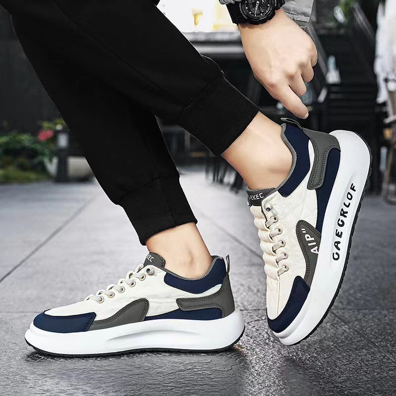 Damen Modische Sneakers mit atmungsaktiver Oberflächenstruktur und flexiblem Sohlenprofil EB