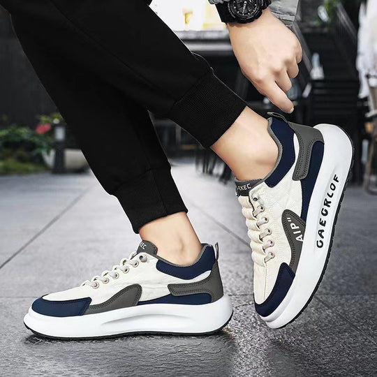 Damen Modische Sneakers mit atmungsaktiver Oberflächenstruktur und flexiblem Sohlenprofil EB