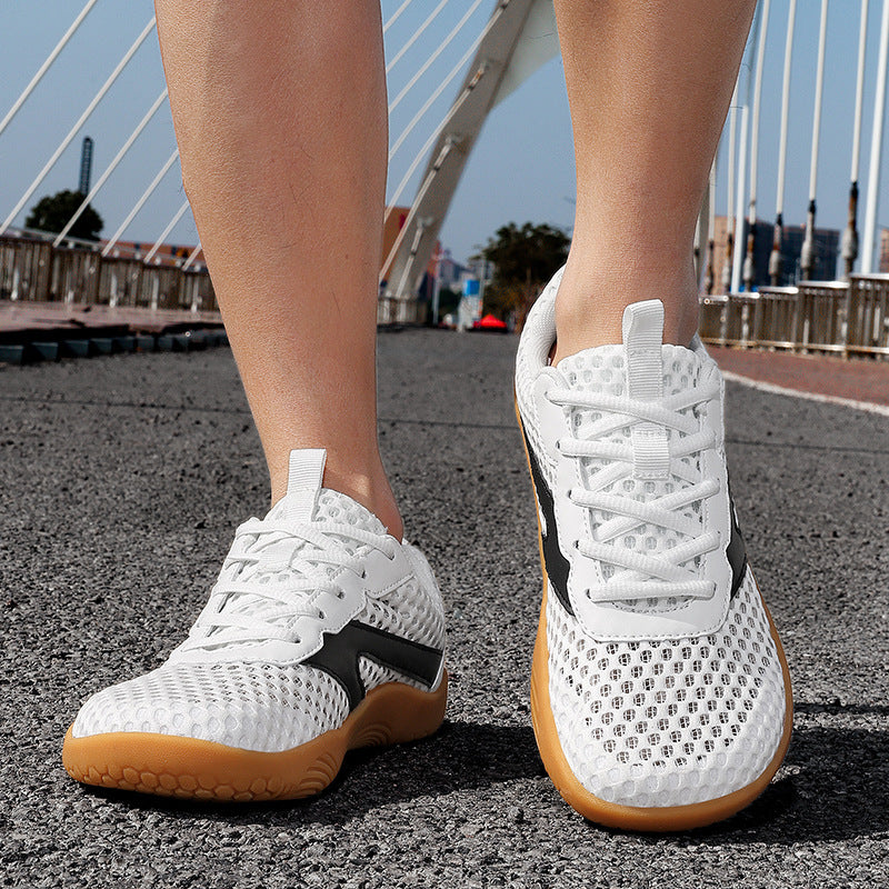 Damen Sportliche Atmungsaktive Sneakers mit flexiblem Obermaterial EB