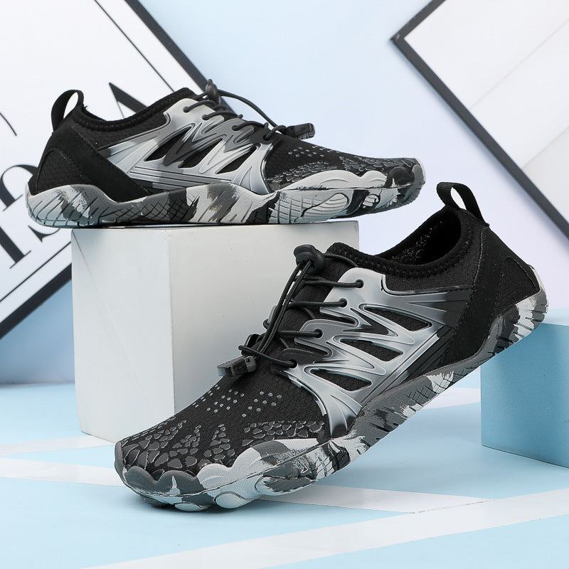 Damen Flexible Wassersport-Schuhe mit atmungsaktiver Mesh-Oberfläche und rutschfester Sohle EB