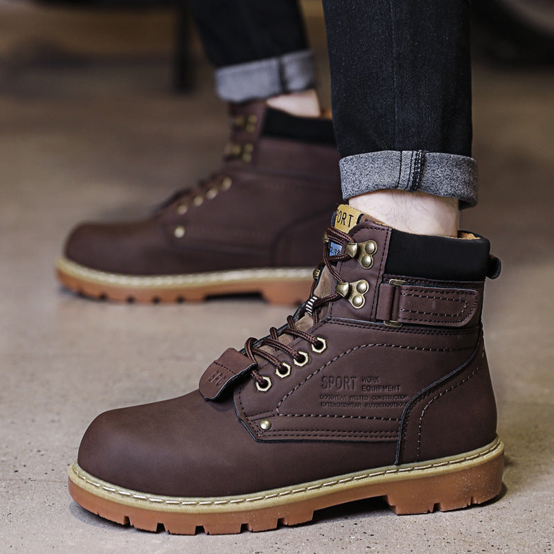 Damen robuste Schnürstiefel mit wasserdichtem Obermaterial EB