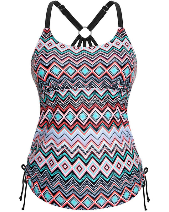 Damen Sportlicher Tankini mit racerback Design EB