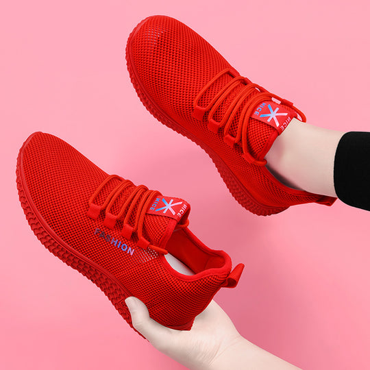 Damen Atmungsaktive Freizeitschuhe mit flexiblem Obermaterial und rutschfester Sohle EB