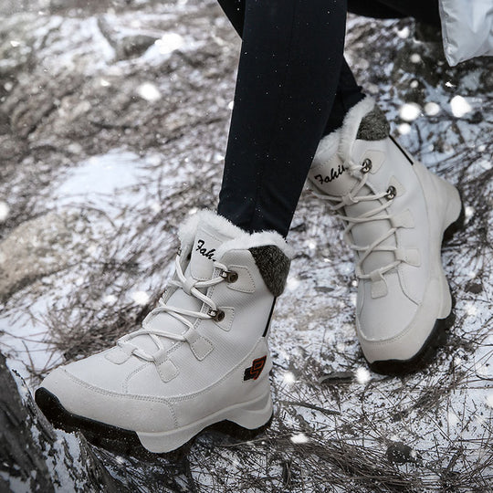 Damen Winterboots mit isolierendem Warmfutter und rutschfester Sohle EB