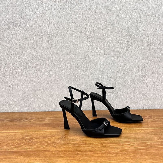 Damen elegante Slingback High Heels mit verstellbarem Riemendesign EB
