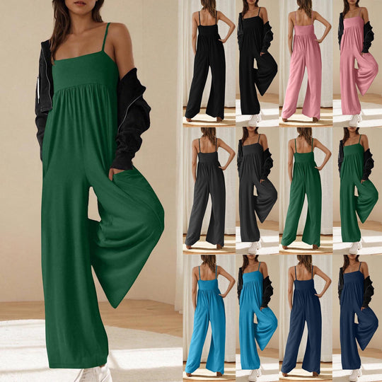 Damen Lässiger Maxikleid im entspannten Schnitt mit tiefen Taschen EB
