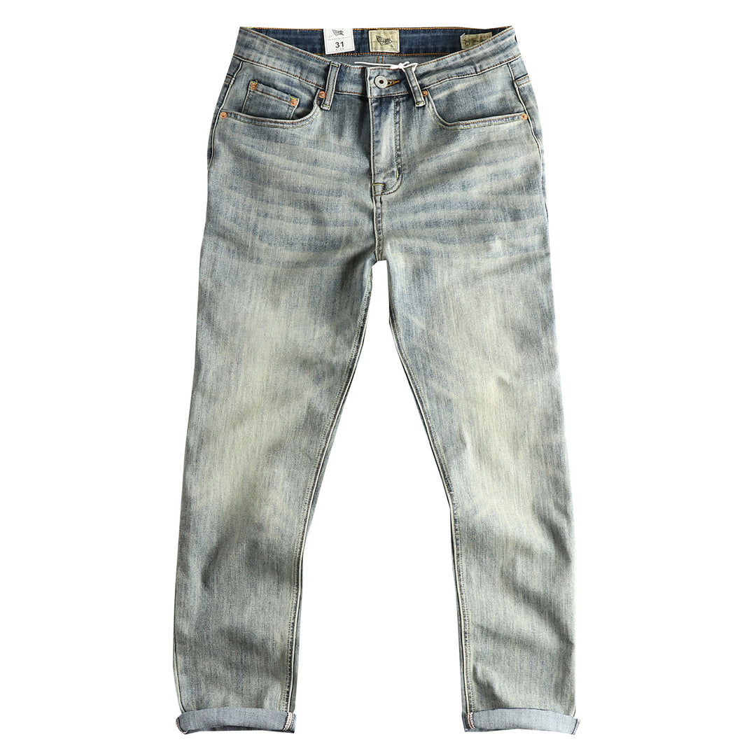 Damen Slim-Fit Jeans mit bequemer Passform und lässigem Vintage-Look EB