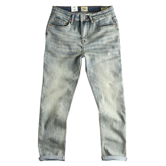 Damen Slim-Fit Jeans mit bequemer Passform und lässigem Vintage-Look EB
