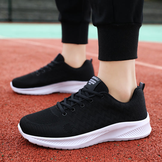 Damen modische Sportschuhe mit atmungsaktivem Obermaterial und rutschfester Sohle EB