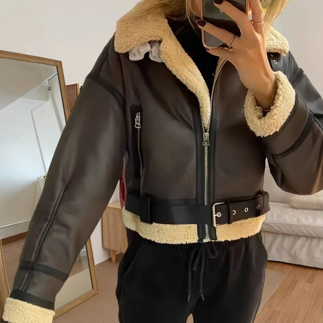 Damen robuste und stylische jacke mit Innenfutter EB