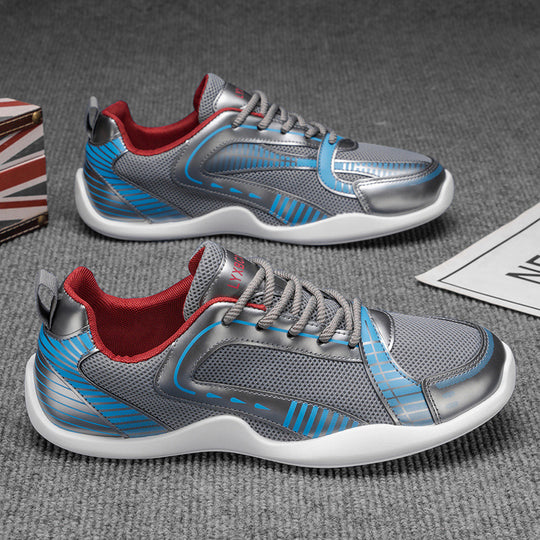Damen Sportliche Sneaker mit atmungsaktiven Mesh-Elementen und rutschfester Sohle EB