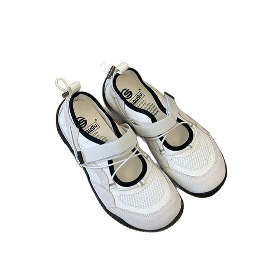Damen Komfort-Sneaker mit atmungsaktivem Mesh-Obermaterial und innovativer Schnürtechnik EB