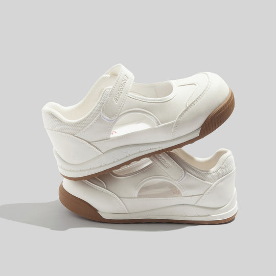 Damen Komfortable Slip-On Sneakers mit atmungsaktiver Mesh-Oberfläche und rutschfester Sohle EB