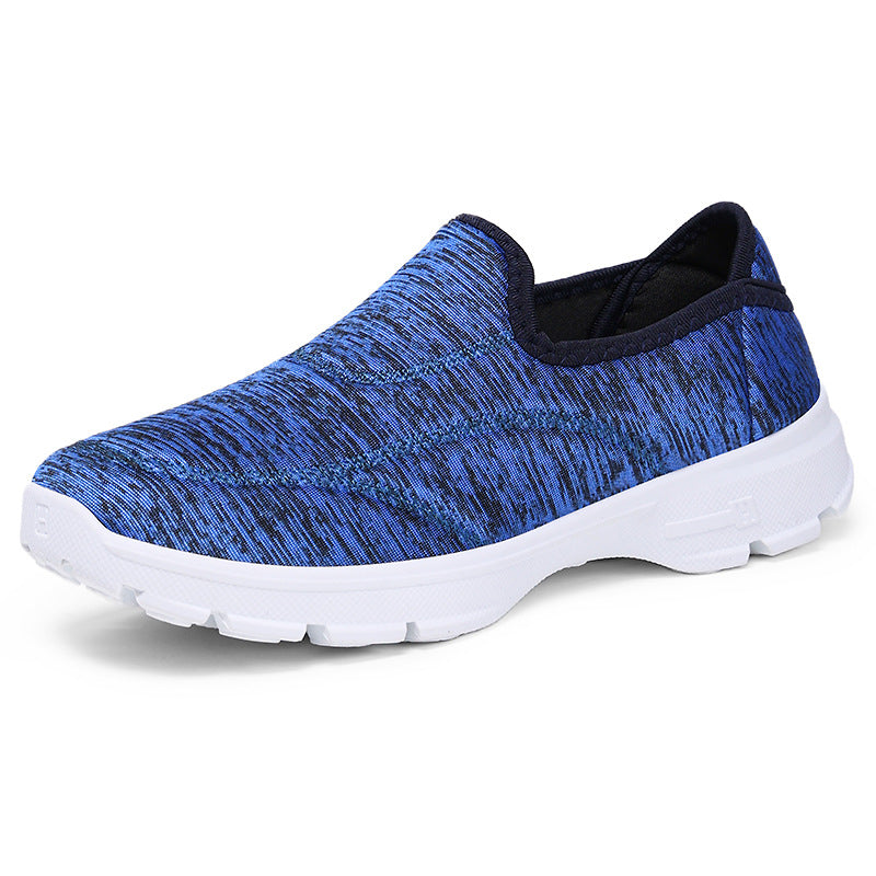 Damen Bequeme und atmungsaktive Slip-On Freizeitschuhe mit elastischem Obermaterial EB
