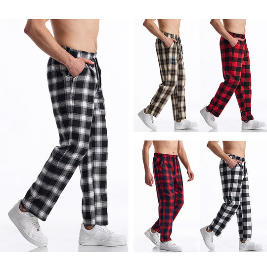Herren komfortable Karohose EB