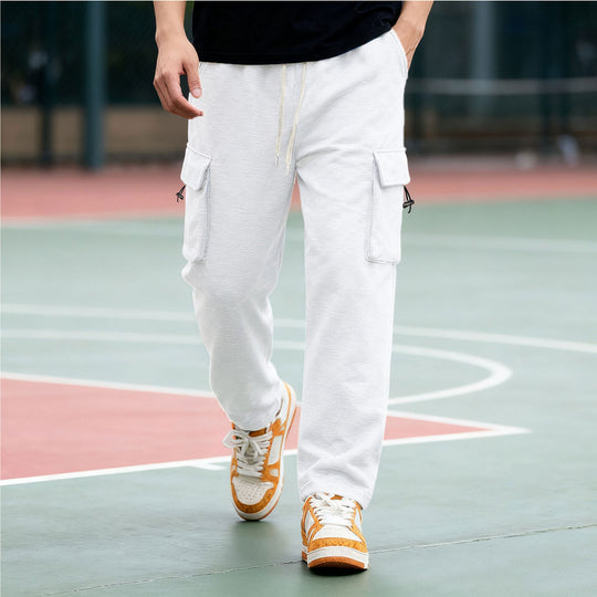 Herren Cargo-Hose mit elastischem Bund und praktischen Seitentaschen EB