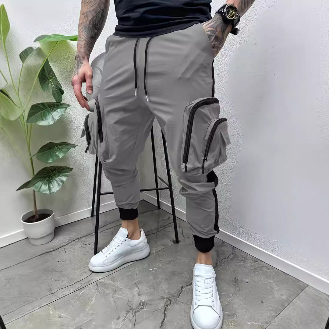 Herren Cargo-Hose mit praktischen Reißverschlusstaschen EB