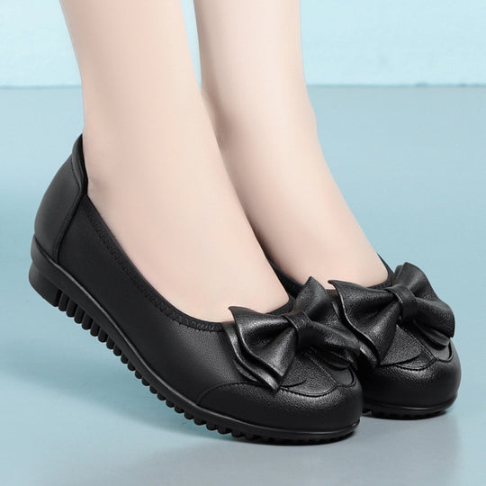 Damen Ballerinas mit dekorativem Schleifen-Detail und komfortablem Fußbett EB