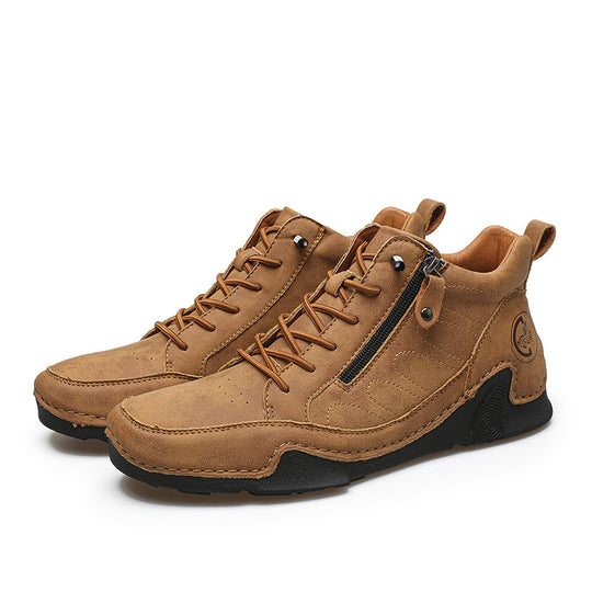 Herren Modische und bequeme High-Top Sneakers mit elastischem Schnürsystem EB
