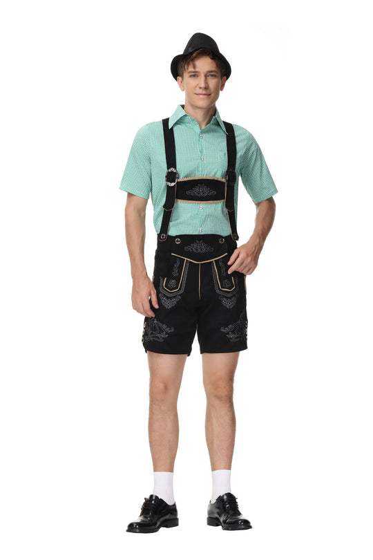 Herren Stilvolles Trachten-Outfit mit aufwändigen Stickereien und modernen Akzenten EB