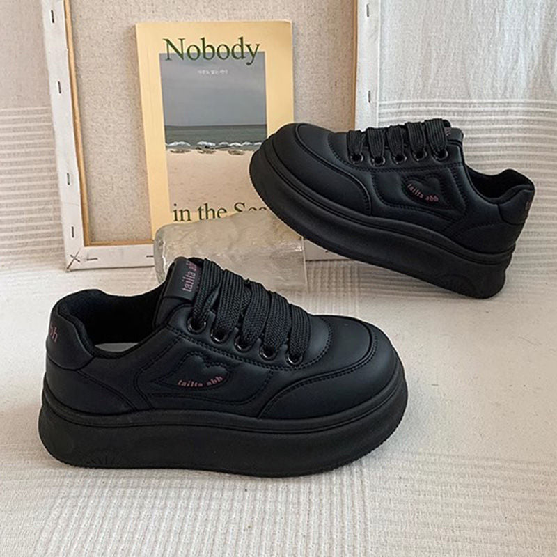 Damen Sportliche Sneaker mit dicker Laufsohle und komfortabler Dämpfung EB