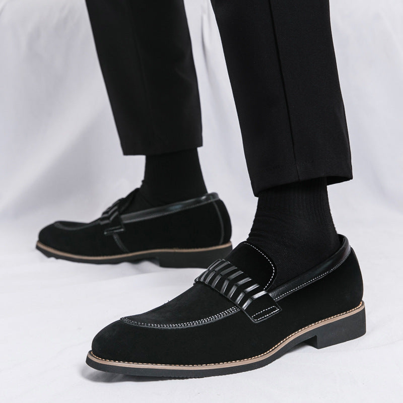 Damen elegante Mokassins mit modischem Riemen EB