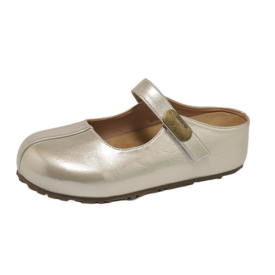 Damen modische Clogs mit elegantem Riemen und komfortabler Sohle EB