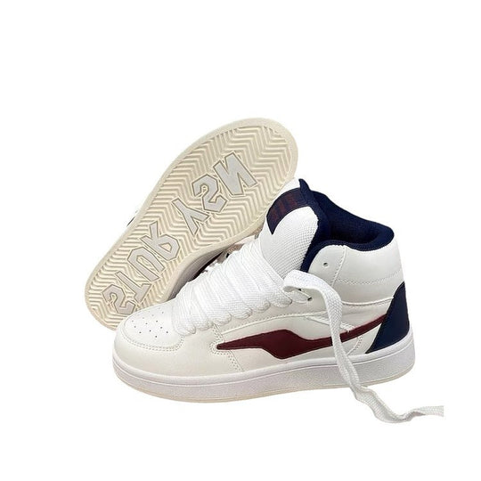 Damen Hochschnitt Sneaker mit atmungsaktiver Obermaterialkombination und sportlichem Design EB
