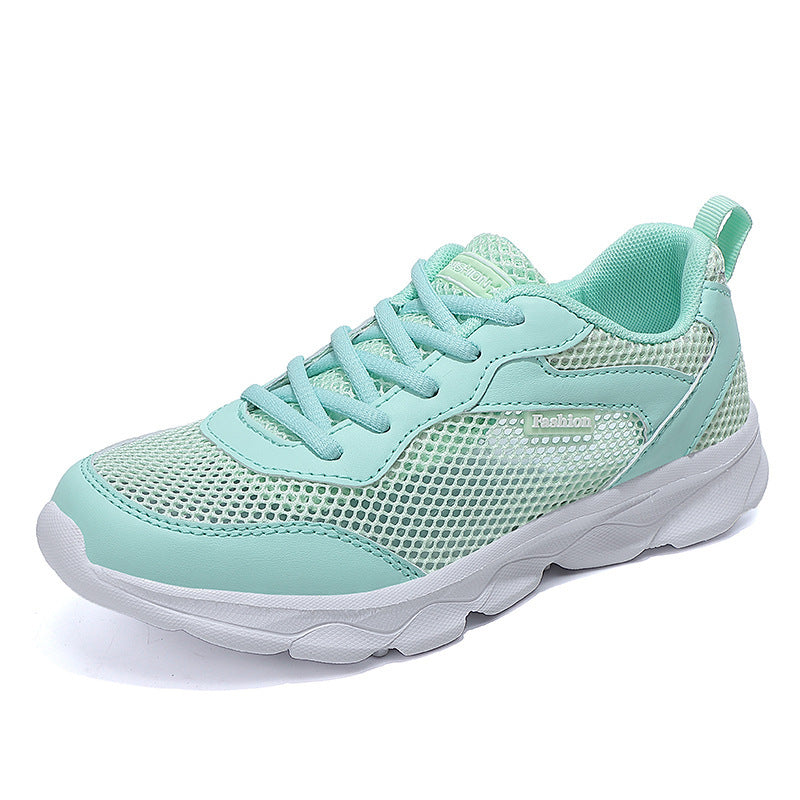 Damen Sportliche Sneakers mit atmungsaktivem Mesh-Obermaterial und dämpfender Sohle EB