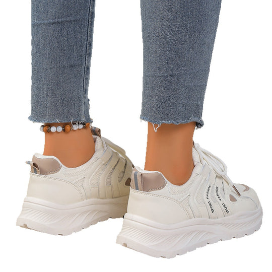 Damen Sneakers mit atmungsaktiver Mesh-Oberfläche und flexibler Laufsohle EB
