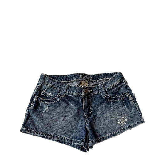 Damen Denim-Shorts mit distressed Details EB
