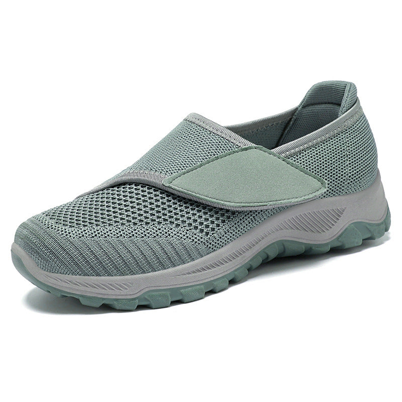 Damen Sportliche Slip-On Sneakers mit strapazierfähigem Mesh-Obermaterial EB