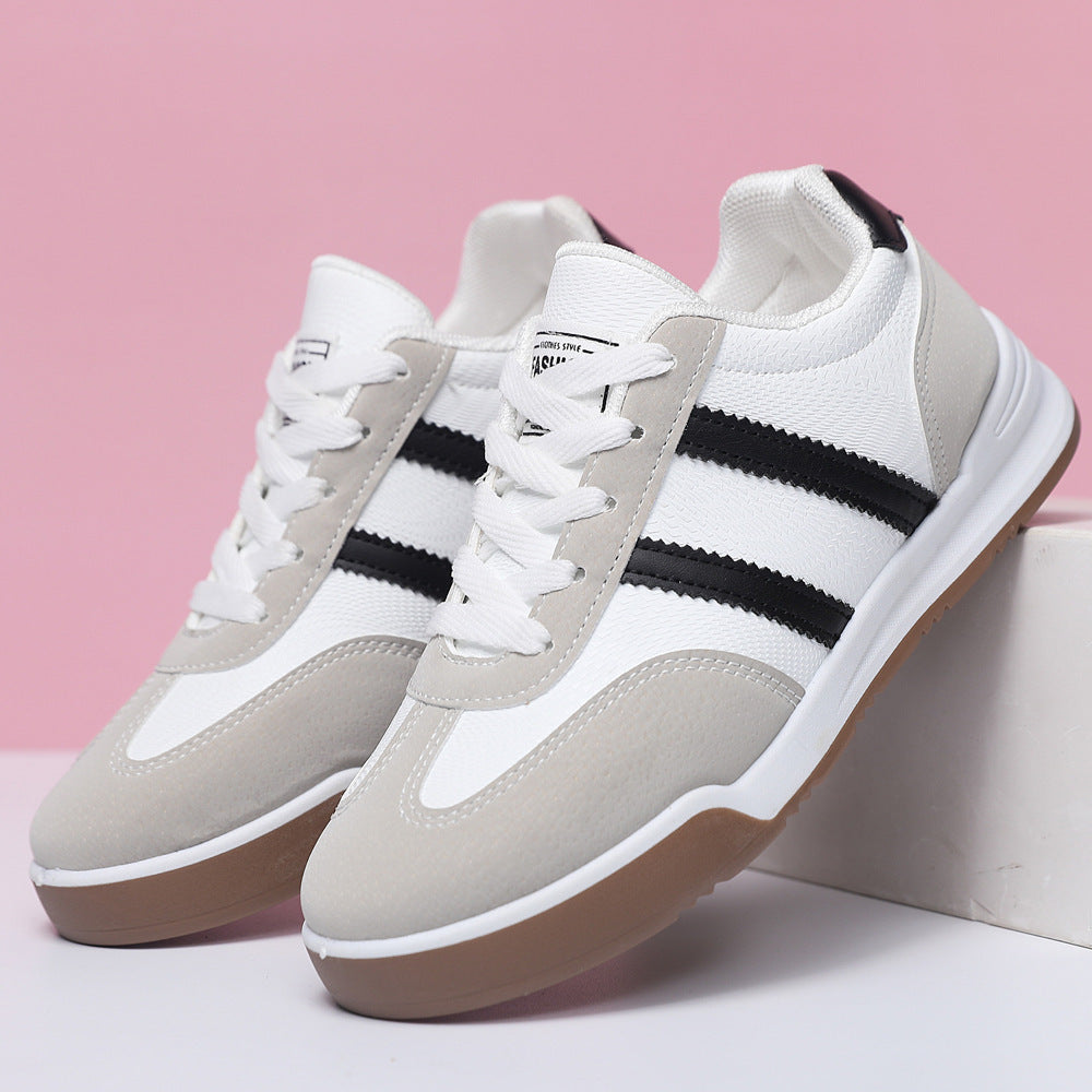 Damen Sportliche Freizeit Sneaker mit atmungsaktiver Oberflächenstruktur EB