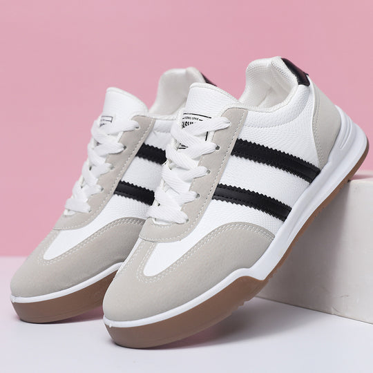 Damen Sportliche Freizeit Sneaker mit atmungsaktiver Oberflächenstruktur EB