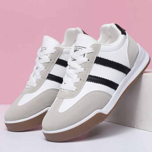 Damen Sportliche Freizeit Sneaker mit atmungsaktiver Oberflächenstruktur EB