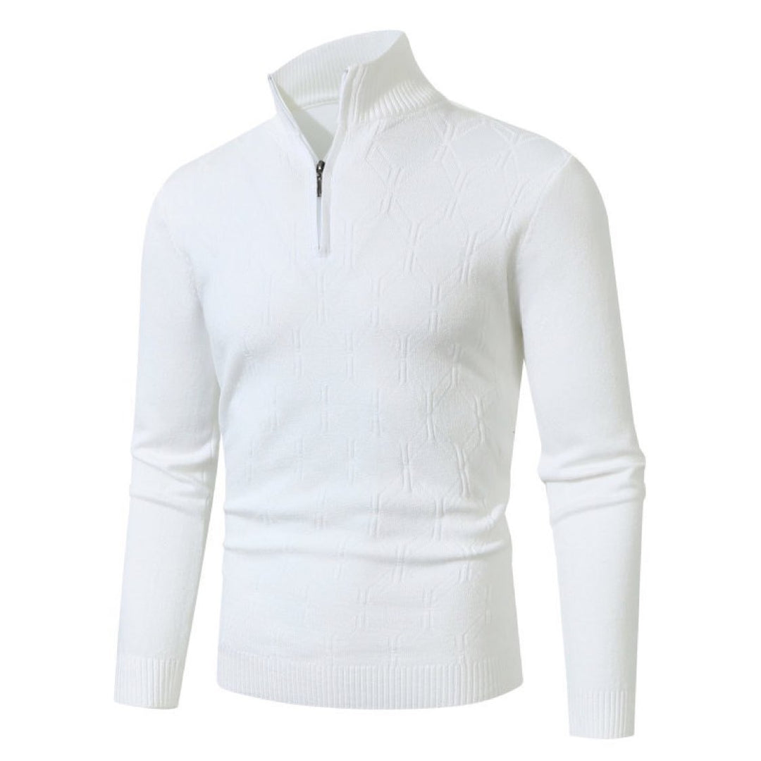 Herren Strickpullover mit modernem Strukturmuster EB