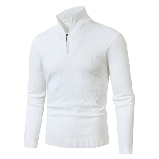 Herren Strickpullover mit modernem Strukturmuster EB