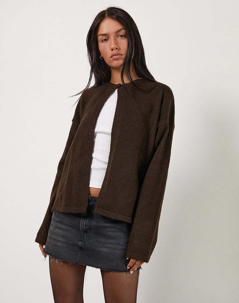 Damen Strickjacke mit praktischen Knopfdetails und lässigem Schnitt EB
