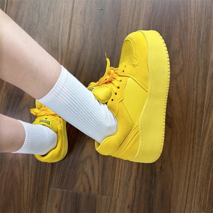 Damen Chunky Lifestyle Sneakers mit trendiger Plateausohle EB