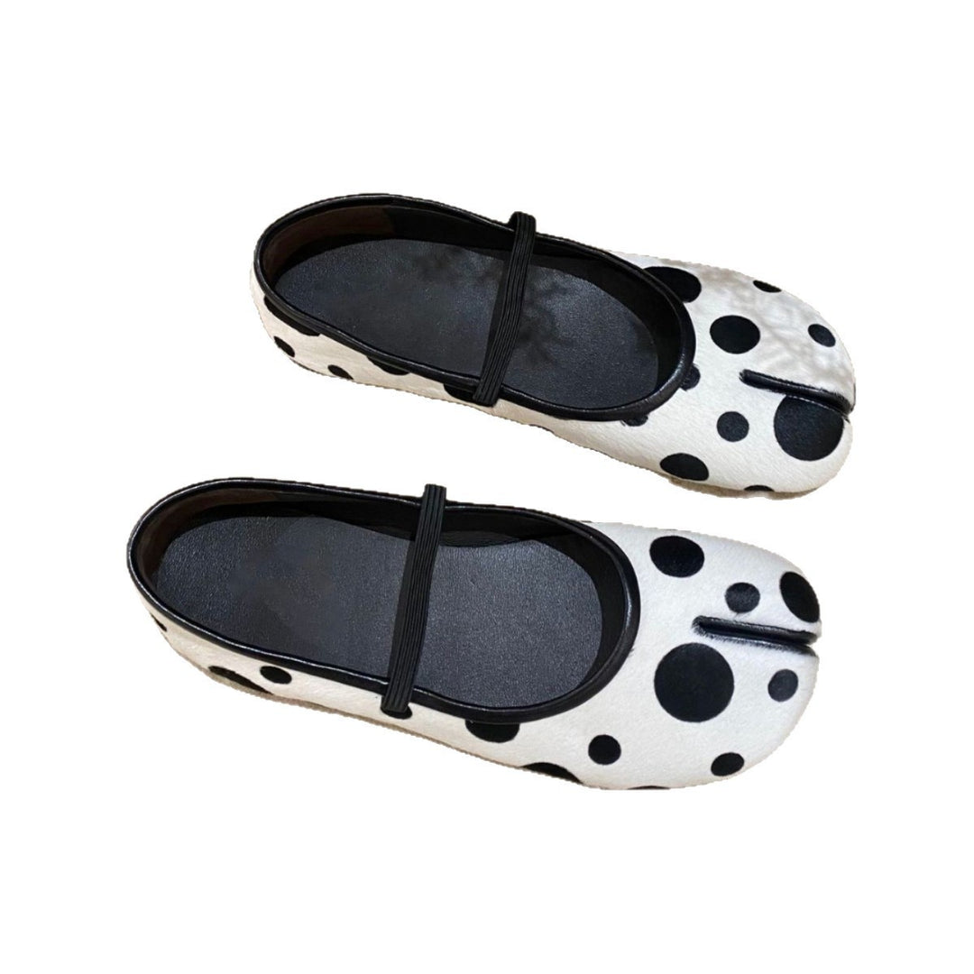 Damen Ballerinas mit trendigem Punktdesign und bequemer Passform EB