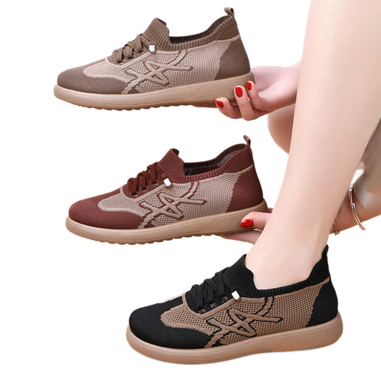 Damen Freizeit Sneaker mit elastischem Einschlupf EB