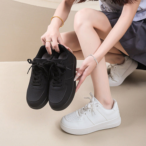 Damen Sportliche Sneakers mit atmungsaktiver Sohle und rutschfester Gummisohle EB