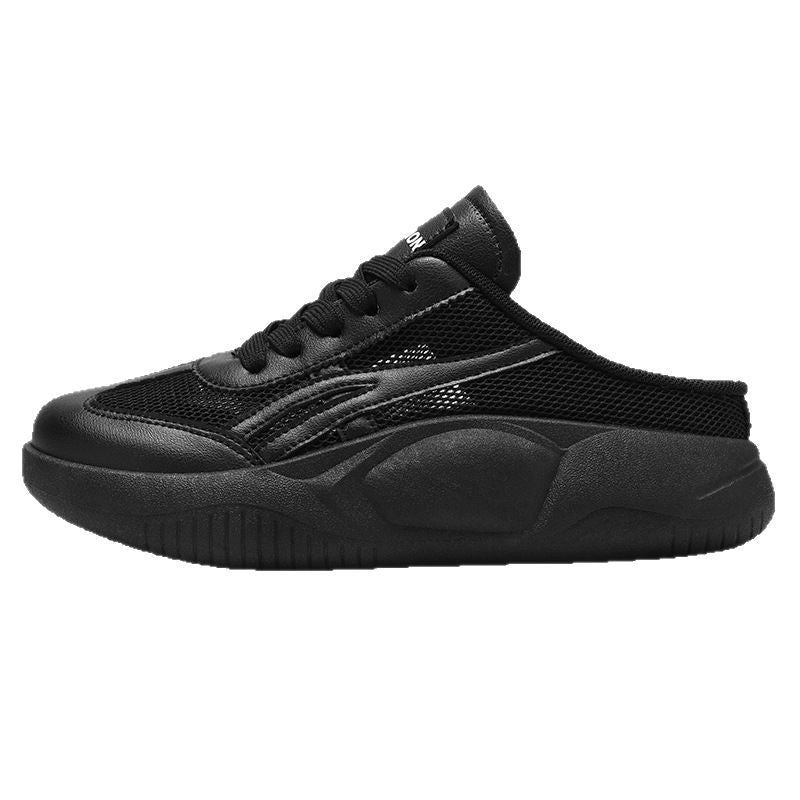 Damen Sportliche Slip-On Sneakers mit luftiger Mesh-Oberfläche und dämpfender Sohle EB