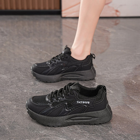 Damen Atmungsaktive Sport Sneakers mit stoßdämpfender Sohle und flexiblem Design EB