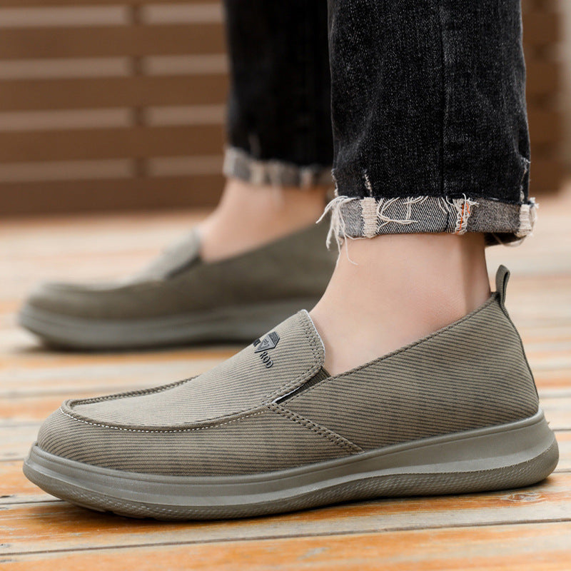 Damen Bequeme Slip-On Freizeitschuhe mit rutschfester Sohle und elastischem Obermaterial EB