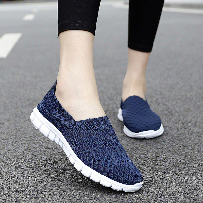 Damen Atmungsaktive Slip-On Sneakers mit flexiblem und leichtem Design EB