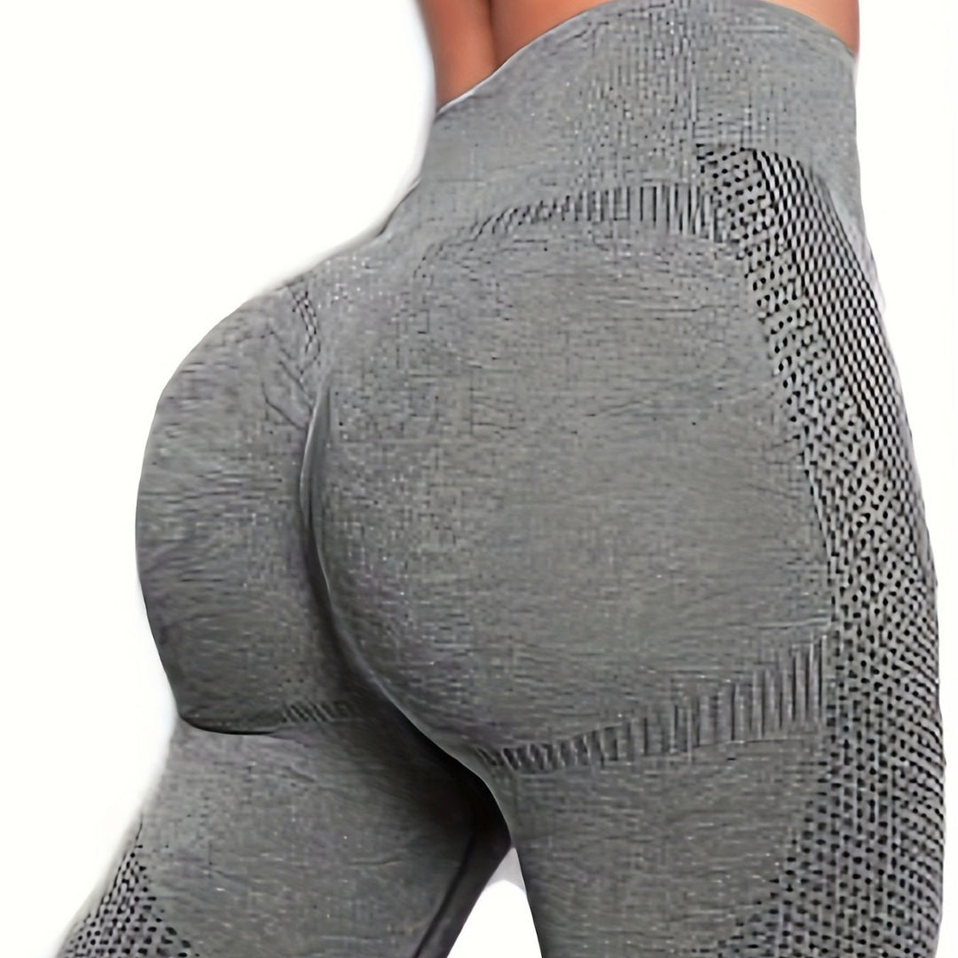 Damen Sport-Leggings mit hohem Bund und atmungsaktivem Design EB